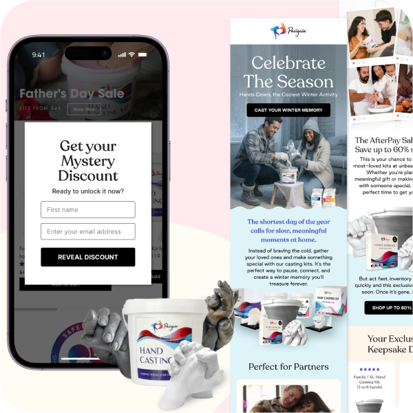 Example of Pasignia's email campaigns